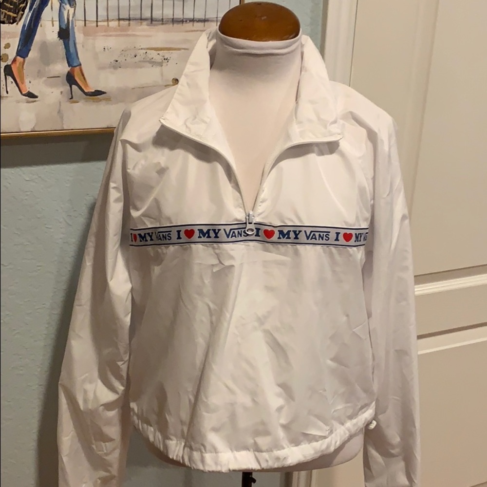 VANS • I ♥️ My Vans Windbreaker • Sz S • NEW!